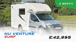 2018 NU Venture Surf, Compact 2 Berth Motorhome | £42,995