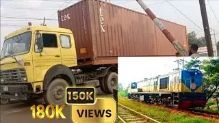 The engine of this train went very fast