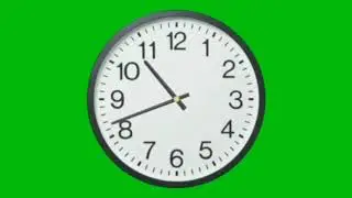 Green screen jam dinding | Clock | jam bergerak