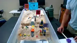 Stream Table Modeling Erosion and Deposition
