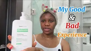 Using facefacts ceramide face cleanser for a month/ Review #facecleanser