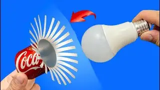 No Internet Needed! Just Put The LED in The Coke Can and Enjoy! Inventor innovation