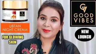 Good Vibes Ubtan Insta Glow Night Cream For Skin Lightening & Brightening