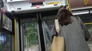 KMB U-265M ATENU668 TP3931@265M落車門開關過程及昌榮路迴旋處報站