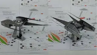 Metal Earth Build - Kylo Ren's Tie Silencer - Star Wars