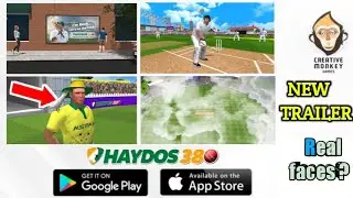 Haydos 380 cricket game official trailer ll Haydos 380 release date and features ll