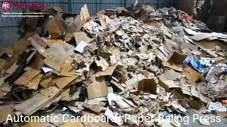 Automatic Cardboard Baling Press | High Efficiency Waste Cardboard Baler Machine