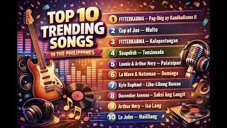 TOP 10 MUSIC PHILIPPINES Week of Dec 29, 2025 &ndash; Jan 4, 2026