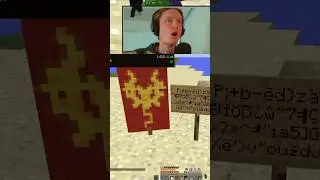 STREAMER SHOCKED at Obfuscated Sign on 2b2t 🔥 #shorts