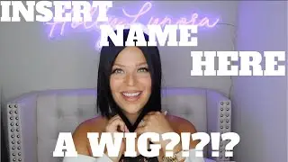 TRYING INSERT NAME HERE (INH) AGAIN! THE POPPY WIG!