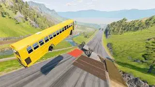 Full Throttle INSANE Long Downhill Mayhem! | BeamNG.drive Epic Crashes & Speed Test #29