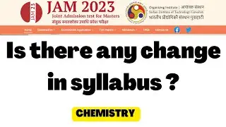 IIT JAM 2023 SYLLABUS ||  IIT JAM SYLLABUS || IMPORTANT TOPICS FOR IIT JAM