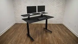 Electric Two Tier Standing Desk | Stand Up Desk Store
