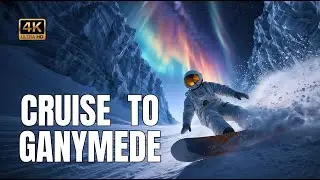 Space Cruise to Ganymede: Skiing & Snowboarding Under Auroras