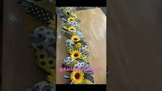Bee Spring Garland, Summer Mantle Decor, DIY Tutorial Also Available