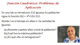 Función Cuadrática Problemas de Aplicación