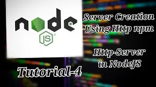 Server Creation using Http in NodeJS