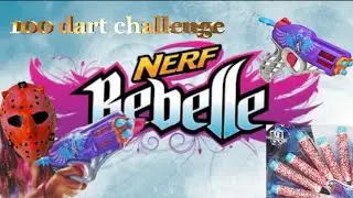 nerf Rebelle 100 dart challenge ep.86