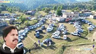 سابق وزیر بلدیات راجہ نصیر خان کے جنازے کا ڈرون سے ویو