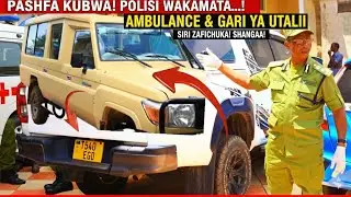 WEZI WA AMBULANCE WANASWA WAKIIBADILISHA KUA GARI YA KUBEBEA WATALII, DAWA ZA KULEVYA ZAKAMATWA MARA