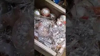 находка в заброшенном сарае. Ящик игрушек #ёлочныеукрашения
