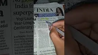 english news paper reading headlines #shorts