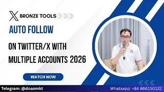 Auto Follow On Twitter/X With Multiple Accounts 2026 | Twitter Bot