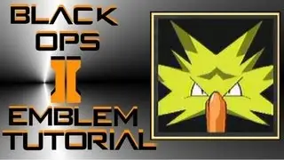 Call of Duty Black Ops 2 : Zapdos Pokemon Emblem Tutorial