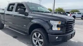2015 Ford F-150 XLT Truck SuperCrew Cab 4x4 Black
