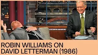 Robin Williams on David Letterman (1986) | Hilarious Full Interview