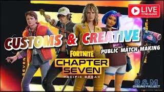 EU/NA FRIDAY NIGHT FORTNITE! RELOAD CREATIVE CUSTOMS?! LIVE! MOBILE! PLAYING W VIEWERS!