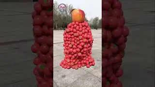 Create humanoid fruit and vegetable characters🍅🍊 stand up and walking bumps... 3D special effects