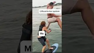 Me vs Lithuanian taxes☹️ #lithuania #shorts #fypシ゚