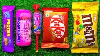 Satisfying video Asmr lollipops candy and chocolate unboxing video Asmr opening video candy cutting