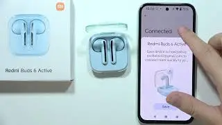 Как войти в режим сопряжения Redmi Buds 6 Active?