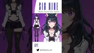 full showcase up on my channel! #live2d #vtuber #anime #2d #2dvtuber