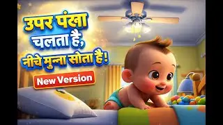 Upar Pankha Chalta Hai Niche Munna Sota Hai | ऊपर पंखा चलता है | kids Rhymes | Kids Music Song