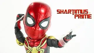 Spider-Man No Way Home Integrated Suit Egg Attack Spider Man Beast Kingdom Marvel Figure Review