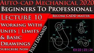 AutoCAD Mechanical Tutorial For Beginner | AutoCAD Tutorial for Mechanical Engineering| Digital CADD