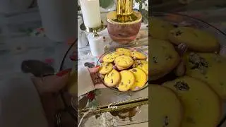 Persian Raisin Cookies Recipe | Easy Homemade Saffron Cookies 🍪✨ #trending #satisfying #baking