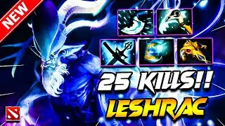 LESHRAC Dota 2 Gameplay | 25 Kills LESHRAC DOTA 2 Gameplay | Leshrac Carry Build Pro Gameplay 7.39