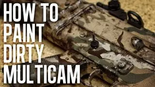 How To Paint Dirty Multicam