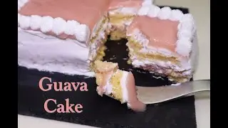 Unique soft & fluffy Guava Cake.