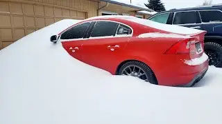 Volvo s60 awd In Snow