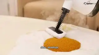 Instant Heat Steam Cleaner (15s) | 3-in-1 Chemical-Free Deep Cleaning 🔥
