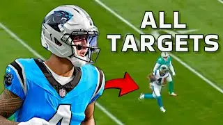 Tetairoa McMillan Week 5 NFL Highlights | Every Target and Catch Vs Dolphins
