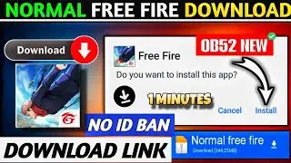 Free Fire Download Kaise Karen 💯🔥😱 | Normal FF Download Apk | How To Download Normal Free Fire 