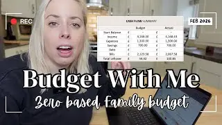 ФЕВРАЛЬСКИЙ БЮДЖЕТ СО МНОЙ 💸 Сводный семейный бюджет для нашей семьи из четырех человек! Бюджет с...