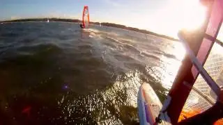 Windsurfing - Bribie Island, Queensland, Australia - Helmet Cam