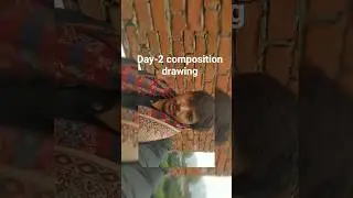 Day-2 composition drawing🔥 #art #myartistlife #artdrawing #youtubeshorts #ytshorts